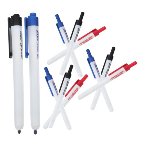 TOGEVAL 12 Stück Teiliges Whiteboard Marker mit Roten Blauen und Schwarzen Abwischbaren Druckbaren Whiteboard Stiften für Büro Schule und Zuhause Vielseitig Trocken Abwischbar und Einfach TOGEVAL 12 Stück Teiliges Whiteboard Marker mit Roten Blauen und Schwarzen Abwischbaren Druckbaren Whiteboard Stiften für Büro Schule und Zuhause Vielseitig Trocken Abwischbar und Einfach von TOGEVAL