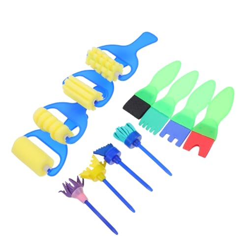 TOGEVAL 12-teiliges Schwamm-malpinsel-Set – Kunstwerkzeuge Für Die Frühe Bildung Von Kindern, Waschbare Schwammrollen, Pinsel-Set Für Kleinkinder, Bastelbedarf, Familienaktivitäten TOGEVAL 12-teiliges Schwamm-malpinsel-Set – Kunstwerkzeuge Für Die Frühe Bildung Von Kindern, Waschbare Schwammrollen, Pinsel-Set Für Kleinkinder, Bastelbedarf, Familienaktivitäten von TOGEVAL