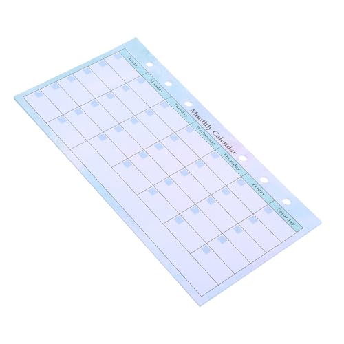 TOGEVAL 14 Blatt Monatsplaner Nachfüllungen für Ringbuch Undatierte Innenseiten Vielseitig Einsetzbar für Persönliche und Berufliche Planung aus Dickem Nachfüllpapier für Effizientes TOGEVAL 14 Blatt Monatsplaner Nachfüllungen für Ringbuch Undatierte Innenseiten Vielseitig Einsetzbar für Persönliche und Berufliche Planung aus Dickem Nachfüllpapier für Effizientes von TOGEVAL