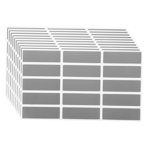 TOGEVAL 150 Stück Kratzbeschichtete Aufkleber Loskarten abrubbeln Rubbel-Belohnungskarte Aufkleber abkratzen selbstklebende Etiketten Notizen abkratzen Rubbellose selber machen PVC Silber TOGEVAL 150 Stück Kratzbeschichtete Aufkleber Loskarten abrubbeln Rubbel-Belohnungskarte Aufkleber abkratzen selbstklebende Etiketten Notizen abkratzen Rubbellose selber machen PVC Silber von TOGEVAL