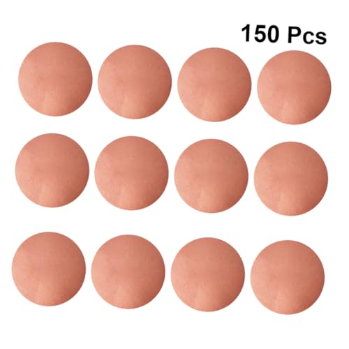 TOGEVAL 150 Stück Runde Scratch Sticker Label mit Starker Haftung Kreative Geschenkaufkleber Selbstklebend Einfach Abziehbar für Partys Geschenke Notizbücher und Dekoration von TOGEVAL