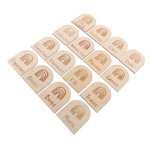 TOGEVAL 16 Stück Holz-spielzeug-organisationsetiketten, Kinder-spielzeuganhänger, Holz-spielzeug-aufbewahrungsbox-etiketten, Spielzeug-organisationsetiketten, Behälter-etiketten Für TOGEVAL 16 Stück Holz-spielzeug-organisationsetiketten, Kinder-spielzeuganhänger, Holz-spielzeug-aufbewahrungsbox-etiketten, Spielzeug-organisationsetiketten, Behälter-etiketten Für von TOGEVAL