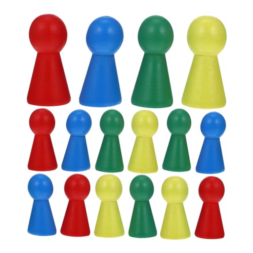 TOGEVAL 16 Stück Teiliges Buntes Hölzernes Spielfiguren Kleine Holz Schachfiguren Praktische Ersatz Pawns für Brettspiele Leicht Kompakt für Partyspiele und Schachunterricht TOGEVAL 16 Stück Teiliges Buntes Hölzernes Spielfiguren Kleine Holz Schachfiguren Praktische Ersatz Pawns für Brettspiele Leicht Kompakt für Partyspiele und Schachunterricht von TOGEVAL
