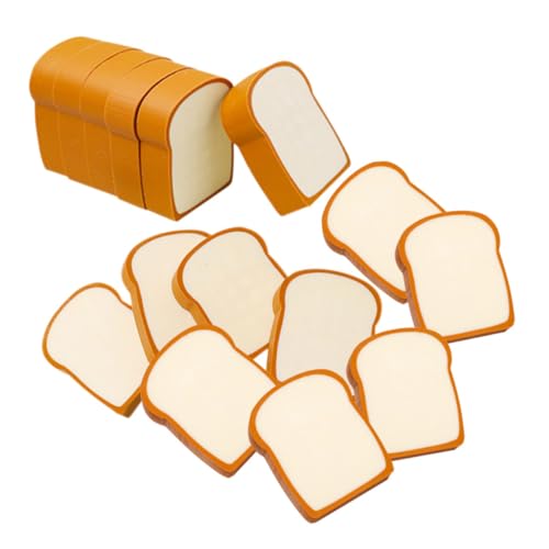 TOGEVAL 16Stücke Niedliche Brot Radiergummis aus Tpr Dekorative und Langlebige Radiergummis für Zuhause Büro und Partys Perfektes Gastgeschenk oder Geburtstagsdeko von TOGEVAL