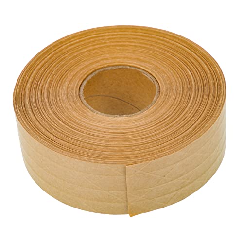 TOGEVAL 1Rolle Kraftpapier Klebeband Hochviskos Beschreibbar für Verpackung Basteln und Versand Vielseitig Einsetzbar von TOGEVAL