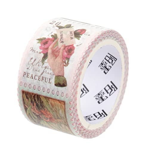 TOGEVAL 1Rolle Retro Aufkleber Vintage Stempel Sticker für Scrapbooking Tagebuch und DIY Dekoration Selbstklebende Papieraufkleber für Kreative Bastelprojekte TOGEVAL 1Rolle Retro Aufkleber Vintage Stempel Sticker für Scrapbooking Tagebuch und DIY Dekoration Selbstklebende Papieraufkleber für Kreative Bastelprojekte von TOGEVAL