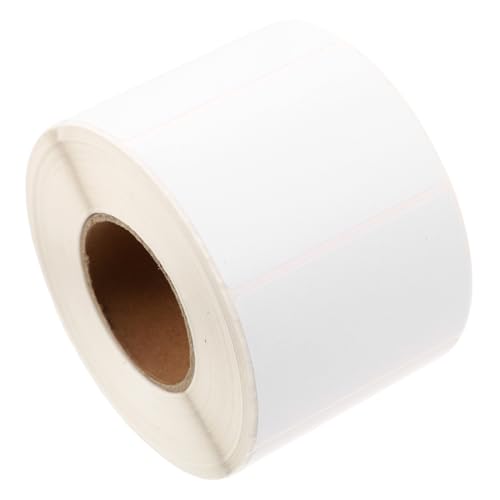 TOGEVAL 1Rolle Thermoetikettenrolle Selbstklebend für Thermodrucker für Versand Identifikation Barcode und Lageretiketten Vielseitig Einsetzbar im Büro Zuhause und von TOGEVAL
