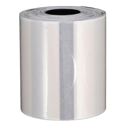 TOGEVAL 1Rolle Thermoetikettenrolle Selbstklebende Preisschilder für Drucker Transparente für Vielseitige Anwendungen und Abriebfest für Flaschen von TOGEVAL
