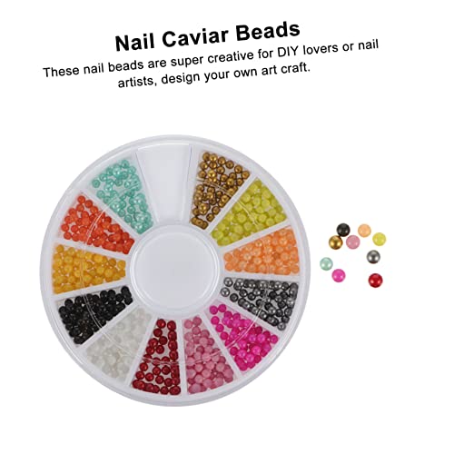 TOGEVAL 2 Karton Nail Beads Boxen Farben Kaviar Perlen für Nail Art DIY Glitter Kreative Nagelverzierung Frauen und Damen Natürliche Künstliche Nägel TOGEVAL 2 Karton Nail Beads Boxen Farben Kaviar Perlen für Nail Art DIY Glitter Kreative Nagelverzierung Frauen und Damen Natürliche Künstliche Nägel von TOGEVAL