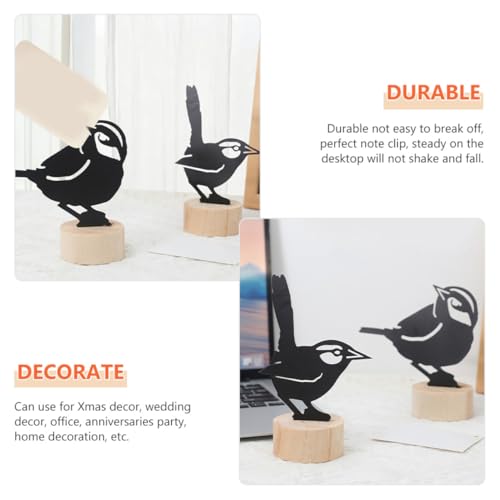 TOGEVAL 2 Stück Eisernes Memo Clips mit Vogelmotiv Stabiler Fotohalter und Notizständer Dekorativ für Wohnzimmer Büro und Party Leicht und Bruchsicher für Fotos Karten und Notizen TOGEVAL 2 Stück Eisernes Memo Clips mit Vogelmotiv Stabiler Fotohalter und Notizständer Dekorativ für Wohnzimmer Büro und Party Leicht und Bruchsicher für Fotos Karten und Notizen von TOGEVAL