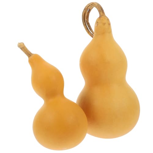 TOGEVAL 2 Stück Glücksbringer Flaschenkürbis Deko Ausgesuchte Handwerkskunst Tischdekoration Ornamente für Zuhause Büro und Geschäft TOGEVAL 2 Stück Glücksbringer Flaschenkürbis Deko Ausgesuchte Handwerkskunst Tischdekoration Ornamente für Zuhause Büro und Geschäft von TOGEVAL