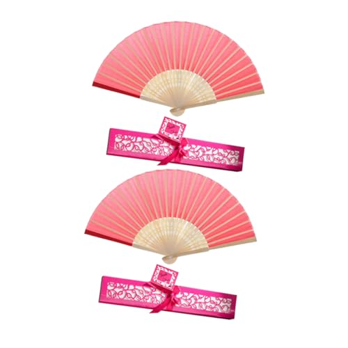 TOGEVAL 2 Stück Klassischer Chinesischer Faltfächer aus mit Seidenstoff Faltbarer Handfächer im Zarten Rosé Teiliges mit Aufbewahrungsbox für Hochzeiten Partys und Dekoration TOGEVAL 2 Stück Klassischer Chinesischer Faltfächer aus mit Seidenstoff Faltbarer Handfächer im Zarten Rosé Teiliges mit Aufbewahrungsbox für Hochzeiten Partys und Dekoration von TOGEVAL