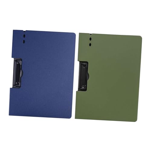 TOGEVAL 2 Stück Klemmbrett mit Clip Mechanismus Vielseitig als Schreibbrett und Dokumentenhalter Sichere Papieraufbewahrung Abgerundete Ecken für Büro und Schule Blau Grün TOGEVAL 2 Stück Klemmbrett mit Clip Mechanismus Vielseitig als Schreibbrett und Dokumentenhalter Sichere Papieraufbewahrung Abgerundete Ecken für Büro und Schule Blau Grün von TOGEVAL