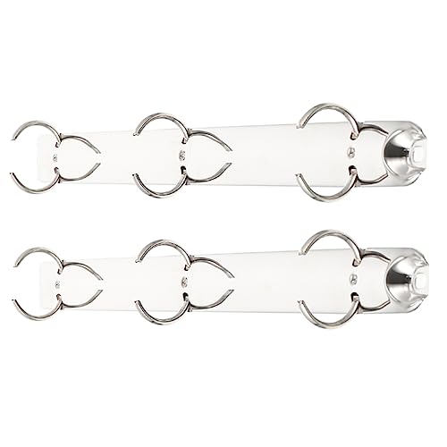 TOGEVAL 2 Stück Metall Ringbuch Ringe Mechanismus für Lose Stabil und Leicht für Notizbücher Planer und Bürozubehör von TOGEVAL