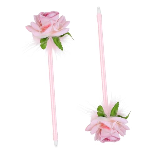 TOGEVAL 2 Stück Neutrale Kugelschreiber mit Blumenmotiv Langlebige und Stoffmaterialien Glattes Schreiben Abnehmbare Kappe für Büro Schule und Kreative Geschenke TOGEVAL 2 Stück Neutrale Kugelschreiber mit Blumenmotiv Langlebige und Stoffmaterialien Glattes Schreiben Abnehmbare Kappe für Büro Schule und Kreative Geschenke von TOGEVAL