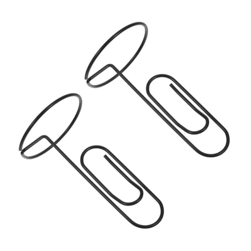 TOGEVAL 2 Stück Schreibtisch-memohalter: Jumbo-büroklammer-organizer Aus Metall Für Bürotisch, Tischkarten, Rechnungen, Fotos, Tischnummern, Dokumentenständer, Zubehör, 180 Mm, Schwarz TOGEVAL 2 Stück Schreibtisch-memohalter: Jumbo-büroklammer-organizer Aus Metall Für Bürotisch, Tischkarten, Rechnungen, Fotos, Tischnummern, Dokumentenständer, Zubehör, 180 Mm, Schwarz von TOGEVAL