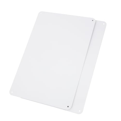 TOGEVAL 2 Stück Teiliges Metall sublimationsschild Vorgebohrten Löchern Blanke Blechschilder für DIY beschilderung Vielseitig Einsetzbar als Werbe Gartenschilder TOGEVAL 2 Stück Teiliges Metall sublimationsschild Vorgebohrten Löchern Blanke Blechschilder für DIY beschilderung Vielseitig Einsetzbar als Werbe Gartenschilder von TOGEVAL