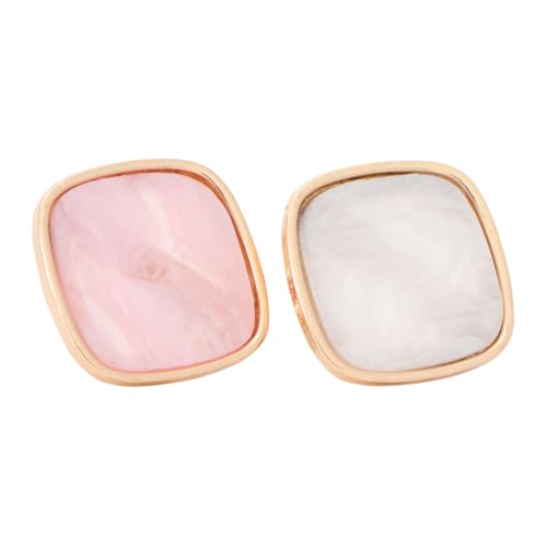 TOGEVAL 2 Stück Teiliges Nail Art Ring Palette aus Resin Marmor Mischpaletten für Nageldesign Tragbare Leichte und Einfach zu Reinigende DIY Nagelkunst von TOGEVAL