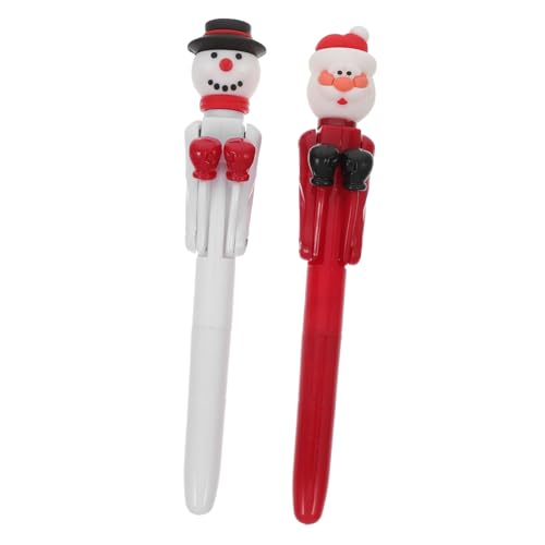 TOGEVAL 2 Stück Weihnachts Box Kugelschreiber mit Interaktivem Punch Mechanismus Kreative Ballpoint Ink Pens für Lustige Geschenkidee für Schule Büro und Festliche Weihnachtspräsente TOGEVAL 2 Stück Weihnachts Box Kugelschreiber mit Interaktivem Punch Mechanismus Kreative Ballpoint Ink Pens für Lustige Geschenkidee für Schule Büro und Festliche Weihnachtspräsente von TOGEVAL