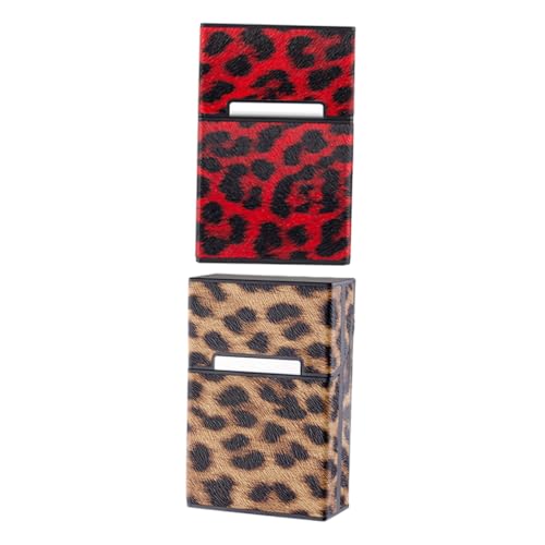 TOGEVAL 2 Stück Zigarettenetui Leopard Muster Teiliges Wasserfeste Schutzhülle mit Magnetverschluss Flip Design Tragbare Zigarettenbox für Herren Praktische und Robuste Aufbewahrung TOGEVAL 2 Stück Zigarettenetui Leopard Muster Teiliges Wasserfeste Schutzhülle mit Magnetverschluss Flip Design Tragbare Zigarettenbox für Herren Praktische und Robuste Aufbewahrung von TOGEVAL
