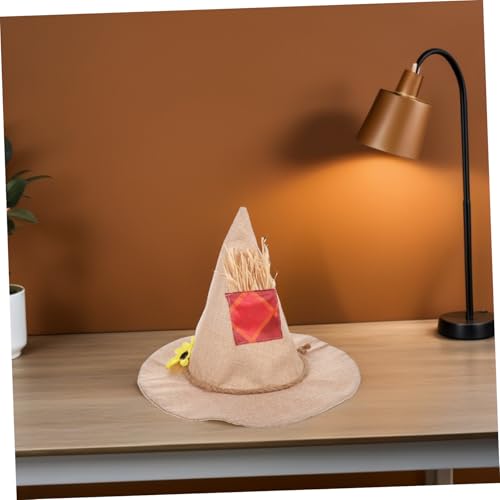 TOGEVAL 2 Stücke Halloween Sonnenblumen Hexenhut Scarecrow Wizard Cosplay Hut mit Spitze Vielseitiges Kostümzubehör für Hexe Vogelscheuche Zauberer Geeignet für Halloween Erntedankfest TOGEVAL 2 Stücke Halloween Sonnenblumen Hexenhut Scarecrow Wizard Cosplay Hut mit Spitze Vielseitiges Kostümzubehör für Hexe Vogelscheuche Zauberer Geeignet für Halloween Erntedankfest von TOGEVAL