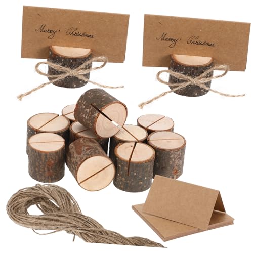 TOGEVAL 20 Sätze Teiliges Holz Kartenhalter Tischdeko Baumstumpf Design mit Platzkarten und Juteschnur für Hochzeiten Konferenzen Rustikale Dinner Natürliche Tischdekoration TOGEVAL 20 Sätze Teiliges Holz Kartenhalter Tischdeko Baumstumpf Design mit Platzkarten und Juteschnur für Hochzeiten Konferenzen Rustikale Dinner Natürliche Tischdekoration von TOGEVAL