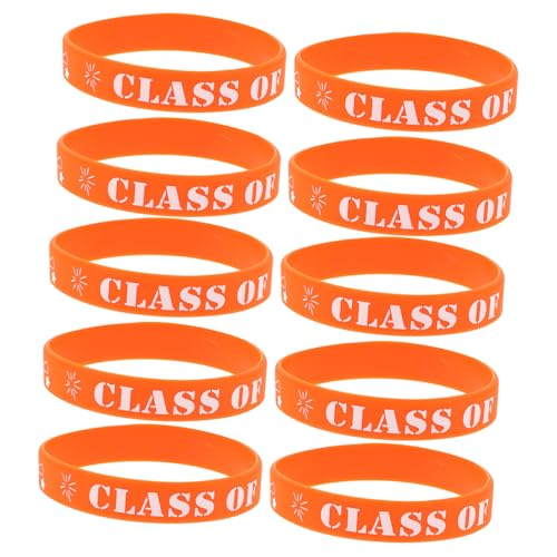 TOGEVAL 20 Stück Armbänder für Mottopartys inspirierendes Armband Graduationsparty Gefälligkeiten Gastgeschenke für die Abschlussfeier 2025 Graduierungsarmbänder Abschlussarmband Kieselgel TOGEVAL 20 Stück Armbänder für Mottopartys inspirierendes Armband Graduationsparty Gefälligkeiten Gastgeschenke für die Abschlussfeier 2025 Graduierungsarmbänder Abschlussarmband Kieselgel von TOGEVAL