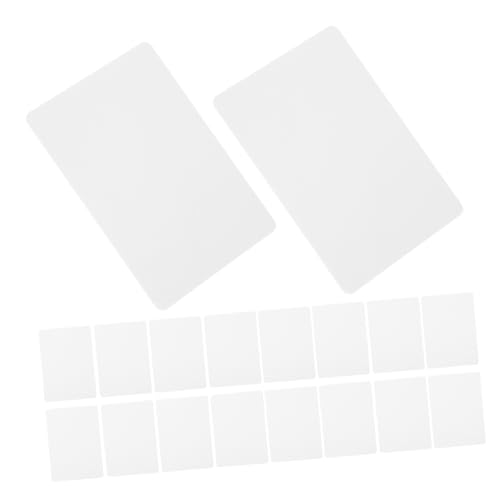 TOGEVAL 20 Stück Blanko PVC Plastikkarten Doppelseitige Weiße Druckkarten für Badge Drucker für Visitenkarten und Id Karten Langlebig TOGEVAL 20 Stück Blanko PVC Plastikkarten Doppelseitige Weiße Druckkarten für Badge Drucker für Visitenkarten und Id Karten Langlebig von TOGEVAL