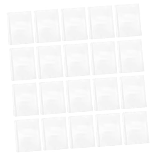 TOGEVAL 20 Stück Dokumentenmappe mit Löchern Transparente Klarsichthüllen für Dokumente Vielseitige Aufbewahrung für Schule Büro und Zuhause für Rezepte Fotos und Zertifikate von TOGEVAL