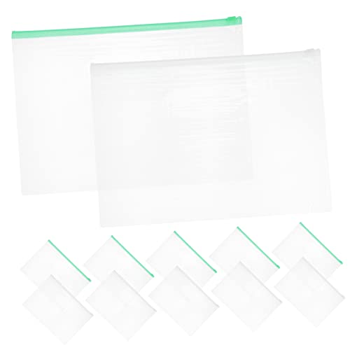 TOGEVAL 20 Stück Plastik -Reißverschlussordner tragbarer Aktenhalter dokumentieren tragbarer Dateiordner groß transparenter Dateiordner Office-Dateiordner Aktentasche Zufällige Farbe TOGEVAL 20 Stück Plastik -Reißverschlussordner tragbarer Aktenhalter dokumentieren tragbarer Dateiordner groß transparenter Dateiordner Office-Dateiordner Aktentasche Zufällige Farbe von TOGEVAL