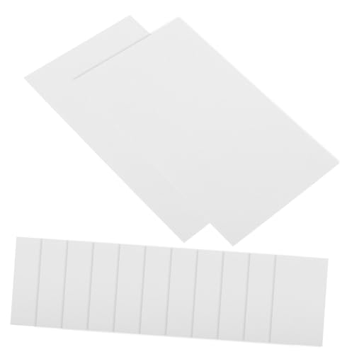 TOGEVAL 200 Stück Blank Flash Cards für DIY Kleine Notizkarten Basteln Schreiben und Lernen Leicht und Tragbar Kartenherstellung und Notizen von TOGEVAL