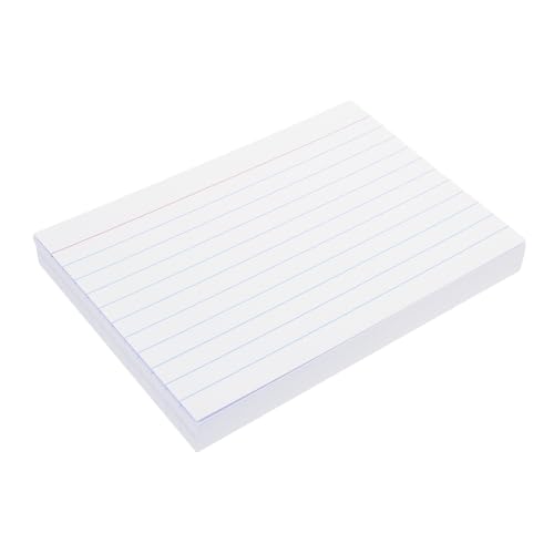 TOGEVAL 200 Stück Index Cards Horizontal Starkes Kartonmaterial Rot Blau Einseitig Beschrieben Für Schule Büro Lernen Prüfungen Präsentationen TOGEVAL 200 Stück Index Cards Horizontal Starkes Kartonmaterial Rot Blau Einseitig Beschrieben Für Schule Büro Lernen Prüfungen Präsentationen von TOGEVAL