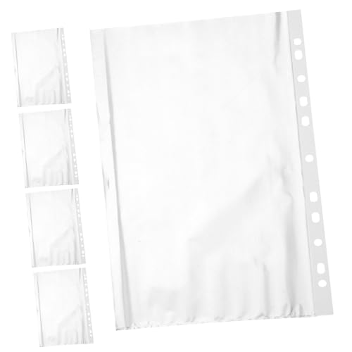 TOGEVAL 200 Stück PVC Klarsichthüllen mit Lochung Wasserfeste Dokumententaschen für Ordner Flexible Lochtaschen zur Büro und Studienorganisation Mittelstarke und Extra Starke Polybeutel TOGEVAL 200 Stück PVC Klarsichthüllen mit Lochung Wasserfeste Dokumententaschen für Ordner Flexible Lochtaschen zur Büro und Studienorganisation Mittelstarke und Extra Starke Polybeutel von TOGEVAL
