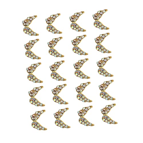 TOGEVAL 20Stücke Flügel Nail Art Dekoration Maniküre Charms für Künstliche Nägel Einfach Anzuwenden für Nail Art und Persönliche Nutzung TOGEVAL 20Stücke Flügel Nail Art Dekoration Maniküre Charms für Künstliche Nägel Einfach Anzuwenden für Nail Art und Persönliche Nutzung von TOGEVAL
