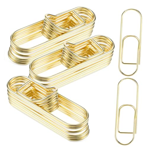 TOGEVAL 20Stücke Metall Stifthalter Clips für Notizbuch Organizer Clipboard Robuste Büroklammern mit Einfacher Anwendung und Vielseitiger Nutzung Schule von TOGEVAL