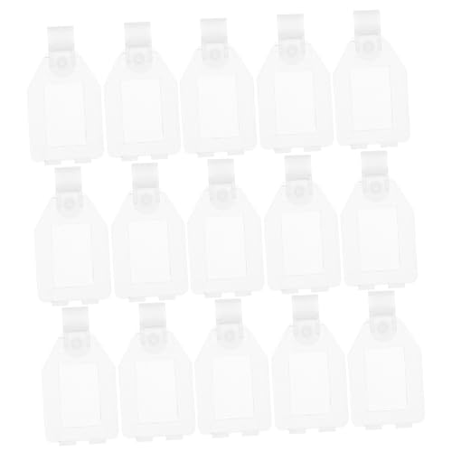 TOGEVAL 20Stücke Preisschild Displayhalter aus Transparente Etikettenhalter für Supermärkte und Geschäfte zur Preisauszeichnung von Lebensmitteln von TOGEVAL