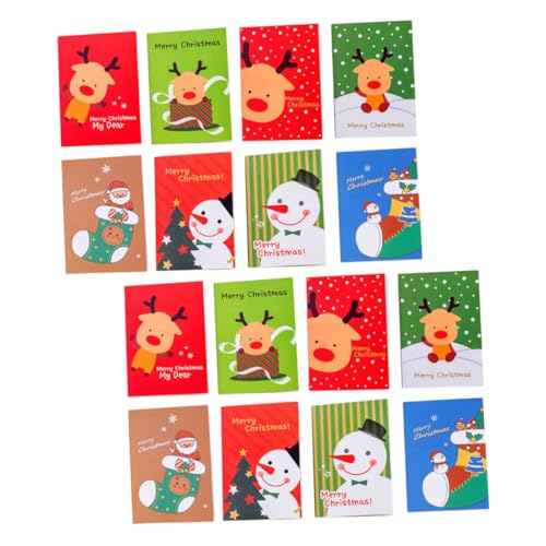 TOGEVAL 24 Stück Teiliges Weihnachts-notizblöcke mit Kreativen Cartoon-motiven Kleine Pocket Notepads für Schule Büro Kreative Weihnachtsgeschenke und To-do-listen TOGEVAL 24 Stück Teiliges Weihnachts-notizblöcke mit Kreativen Cartoon-motiven Kleine Pocket Notepads für Schule Büro Kreative Weihnachtsgeschenke und To-do-listen von TOGEVAL