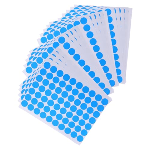 TOGEVAL 25 Blatt Wasserdichte Selbstklebende Kleine Runde Punktaufkleber Strapazierfähige PVC Markierungspunkte für Flaschen Gefrierschrank Outdoor Vielseitige Klebepunkte für Organisation TOGEVAL 25 Blatt Wasserdichte Selbstklebende Kleine Runde Punktaufkleber Strapazierfähige PVC Markierungspunkte für Flaschen Gefrierschrank Outdoor Vielseitige Klebepunkte für Organisation von TOGEVAL