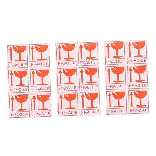 TOGEVAL 258 Stück Teiliges Selbstklebende Fragile Labels mit Starkem Haftkleber für Kartons Glas und Paletten Rote Warnaufkleber Vorsicht Zerbrechlich für Versand und Verpackung TOGEVAL 258 Stück Teiliges Selbstklebende Fragile Labels mit Starkem Haftkleber für Kartons Glas und Paletten Rote Warnaufkleber Vorsicht Zerbrechlich für Versand und Verpackung von TOGEVAL