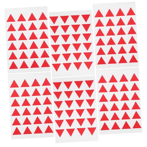 TOGEVAL 288 Stück Teiliges Rotes Dreieck Aufkleber Selbstklebende Markierungssticker für Büro Schule und Zuhause Vielseitige Papieretiketten zum Beschriften und Organisieren ohne TOGEVAL 288 Stück Teiliges Rotes Dreieck Aufkleber Selbstklebende Markierungssticker für Büro Schule und Zuhause Vielseitige Papieretiketten zum Beschriften und Organisieren ohne von TOGEVAL