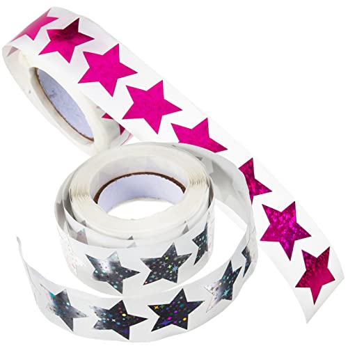 TOGEVAL 2Rollen Selbstklebende Sternaufkleber für Belohnungssticker Geschenkverpackungsaufkleber für Schulprojekte und Bastelarbeiten Glänzende Sterne für Kreative Ideen TOGEVAL 2Rollen Selbstklebende Sternaufkleber für Belohnungssticker Geschenkverpackungsaufkleber für Schulprojekte und Bastelarbeiten Glänzende Sterne für Kreative Ideen von TOGEVAL