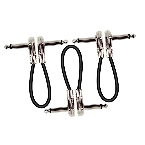 TOGEVAL 3 Stück Gitarren Patchkabel Kabel für Gitarre Langlebig mit Hoher Zuverlässigkeit und Guter für Musiker TOGEVAL 3 Stück Gitarren Patchkabel Kabel für Gitarre Langlebig mit Hoher Zuverlässigkeit und Guter für Musiker von TOGEVAL