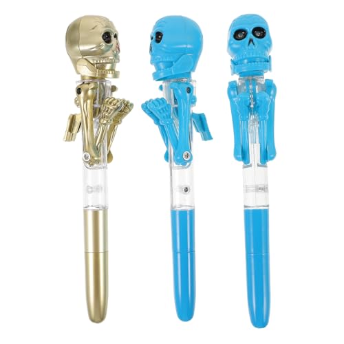 TOGEVAL 3 Stück Halloween Kugelschreiber Kürbis Skelett Design Leuchtende Schreibstifte Gruseliger Partyartikel Lustiger Stift Für Schule Party Dekoration Zufällige Farbe TOGEVAL 3 Stück Halloween Kugelschreiber Kürbis Skelett Design Leuchtende Schreibstifte Gruseliger Partyartikel Lustiger Stift Für Schule Party Dekoration Zufällige Farbe von TOGEVAL