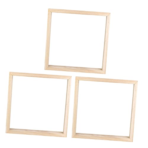 TOGEVAL 3 Stück Holz Bilderrahmen mit Acrylglas Stabiler Fotorahmen für DIY Malerei Kreatives Foto Display Vielseitiger Rahmen für Kunstwerke und Wanddekoration TOGEVAL 3 Stück Holz Bilderrahmen mit Acrylglas Stabiler Fotorahmen für DIY Malerei Kreatives Foto Display Vielseitiger Rahmen für Kunstwerke und Wanddekoration von TOGEVAL