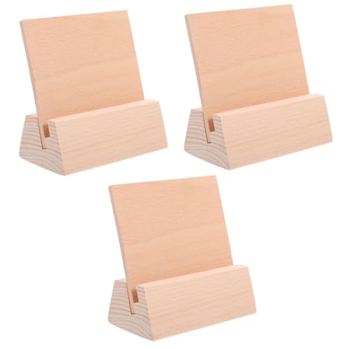 TOGEVAL 3 Stück Holzständer Kartenhalter aus Buchenholz Eleganter Kartenhalter Tischkarten und Postkartenhalter Mobiler Holz Kartenständer für Kalender Spiel und Fotokarten Natürlicher TOGEVAL 3 Stück Holzständer Kartenhalter aus Buchenholz Eleganter Kartenhalter Tischkarten und Postkartenhalter Mobiler Holz Kartenständer für Kalender Spiel und Fotokarten Natürlicher von TOGEVAL