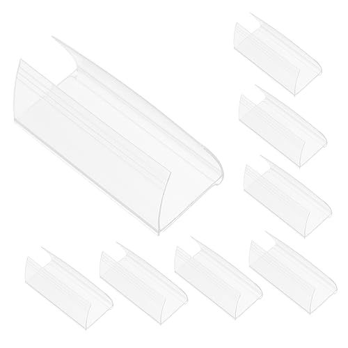 TOGEVAL 30 Stück Etikettenhalter Mit Stangenclip, Etikettenhalter Für Regale, Etikettenhalter, Etikettenhalter, Einzelhandelsregal Etiketthalter, Schilderhalter, Schilderhalter, Halter, von TOGEVAL