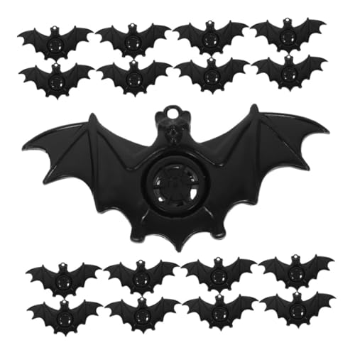TOGEVAL 30 Stück Fledermaus Whistle Lustige Halloween Party Mitgebsel Kunststoff Flöten für Kindergeburtstag Halloween Feiern Sicheres Material für Unvergessliche Feiern von TOGEVAL