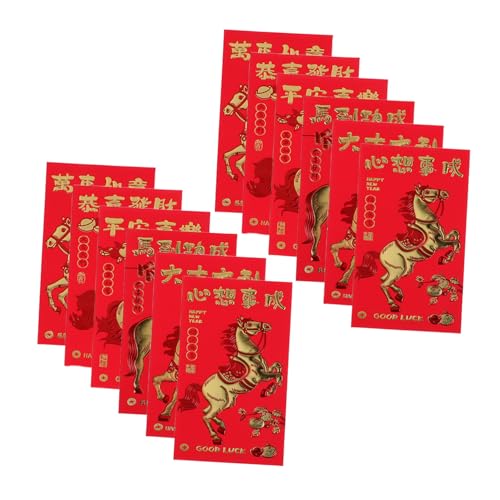 TOGEVAL 30 Stück Rote Umschläge Jahr Des Pferdes mit Geprägten Glückszeichen Robustes Reißfestes Design Traditionelle Chinesische Ästhetik für Neujahr Hochzeit Frühlingsfest und Geburtstag TOGEVAL 30 Stück Rote Umschläge Jahr Des Pferdes mit Geprägten Glückszeichen Robustes Reißfestes Design Traditionelle Chinesische Ästhetik für Neujahr Hochzeit Frühlingsfest und Geburtstag von TOGEVAL