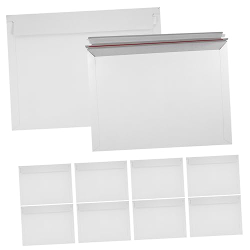 TOGEVAL 30 Stück Selbstklebende Versandtaschen Weiß Dicke Papierumschläge Für Dokumente Postkarten Fotos Einladungskarten Flache Versandkuverts Mit Selbstverschluss Vielseitig Für Büro TOGEVAL 30 Stück Selbstklebende Versandtaschen Weiß Dicke Papierumschläge Für Dokumente Postkarten Fotos Einladungskarten Flache Versandkuverts Mit Selbstverschluss Vielseitig Für Büro von TOGEVAL