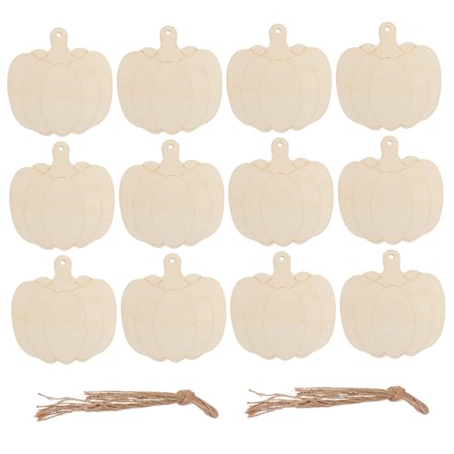 TOGEVAL 30 Stück Teiliges Halloween Holz DIY aus Naturbelassenen Kürbis Holzscheiben Fein Verarbeitet ohne Grate zum Bemalen und Basteln für Kreative Herbst und Halloween Dekorationen TOGEVAL 30 Stück Teiliges Halloween Holz DIY aus Naturbelassenen Kürbis Holzscheiben Fein Verarbeitet ohne Grate zum Bemalen und Basteln für Kreative Herbst und Halloween Dekorationen von TOGEVAL